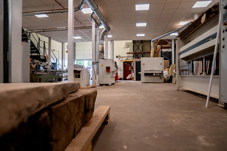 Elm Core Interiors - Bespoke joinery and furniture workshop detail