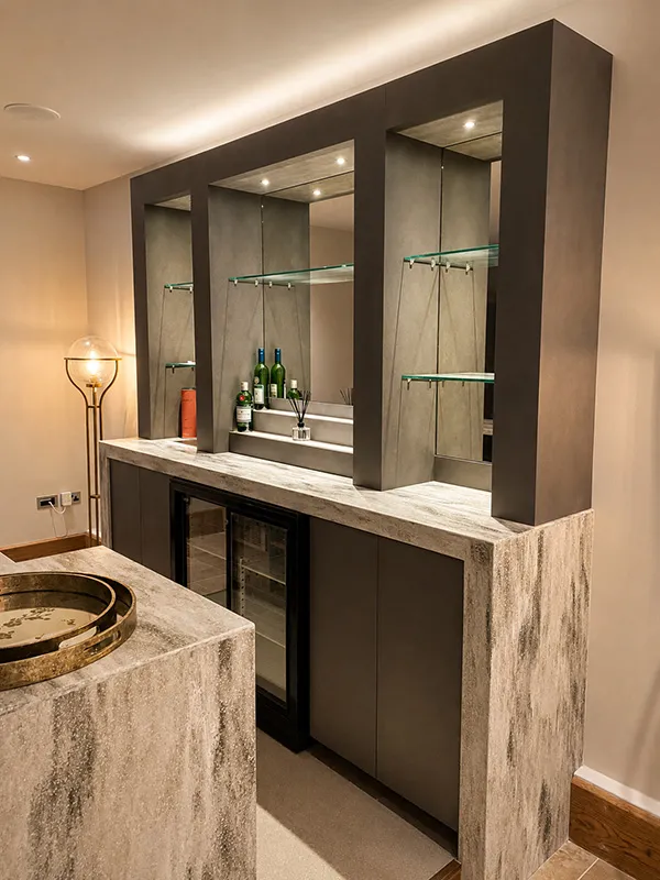 Elm Core Interiors - Bespoke Home Bar