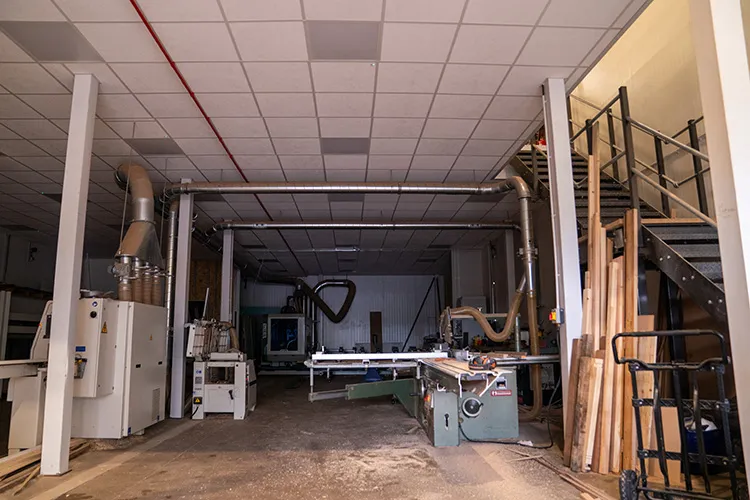 Elm Core Interiors - Bespoke joinery and furniture workshop detail