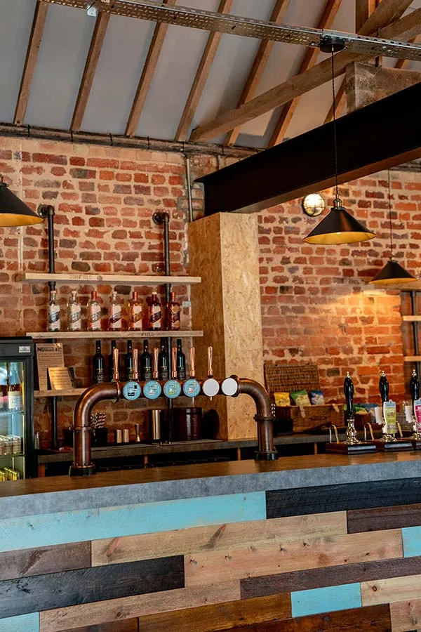 barsham brewery taproom bar hospitality refurbishment - Elmcore Interiors Norfolk
