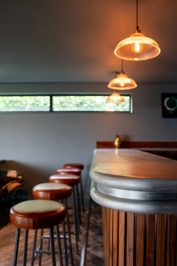 bespoke home bar and media wall - Elm Core Interiors