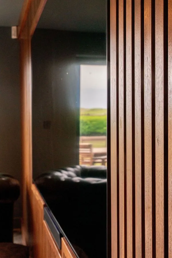 bespoke home bar and media wall - Elm Core Interiors
