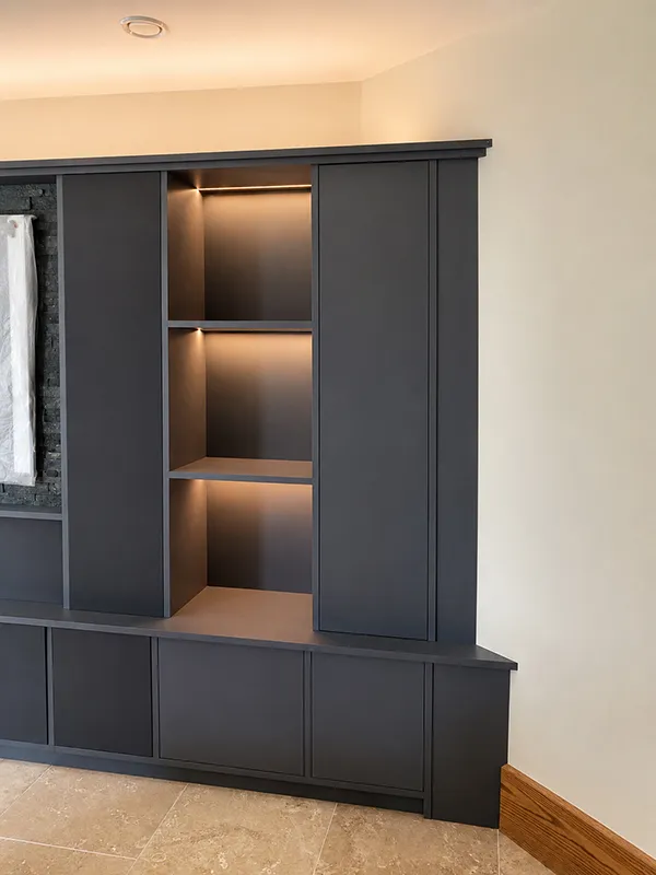 Elm Core Interiors - Bespoke Media Wall