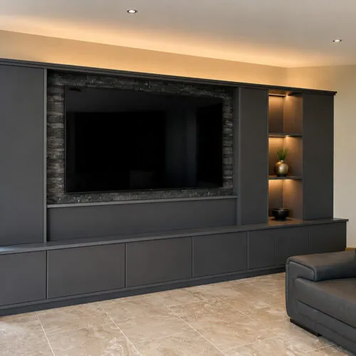 Elm Core Interiors - Bespoke Media Wall